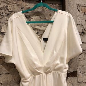 Christian Siriano for Lane Bryant Split White Maxi